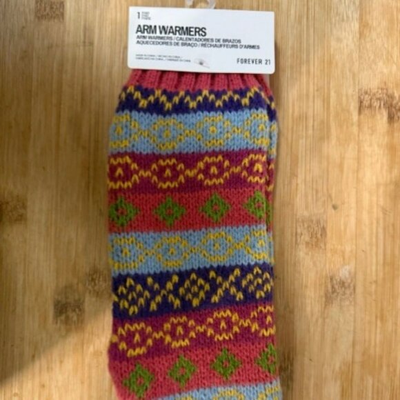 Retro Boho Fair Isle Arm Warmer - Picture 6 of 16